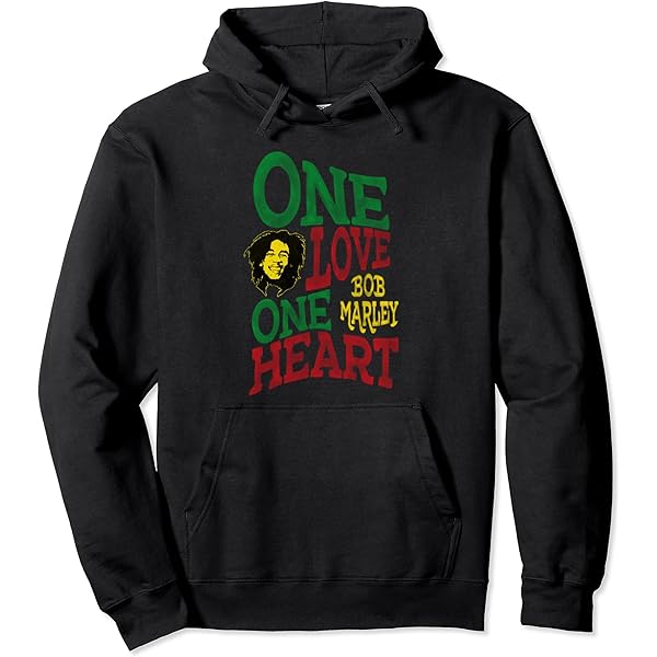 Amazon.com: Official Bob Marley One Love One Heart T-Shirt